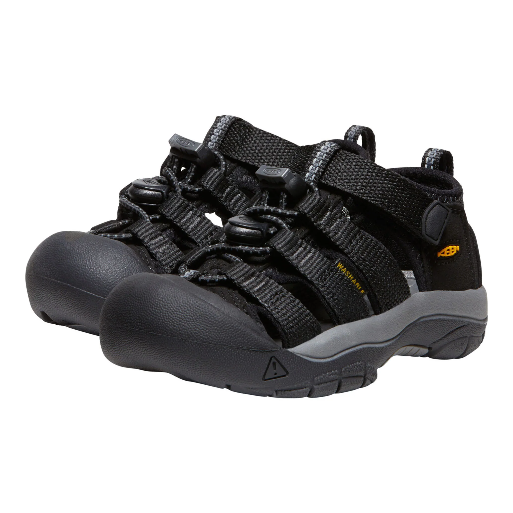 Little Kids' Newport H2 - Black/Keen Yellow - Image 4