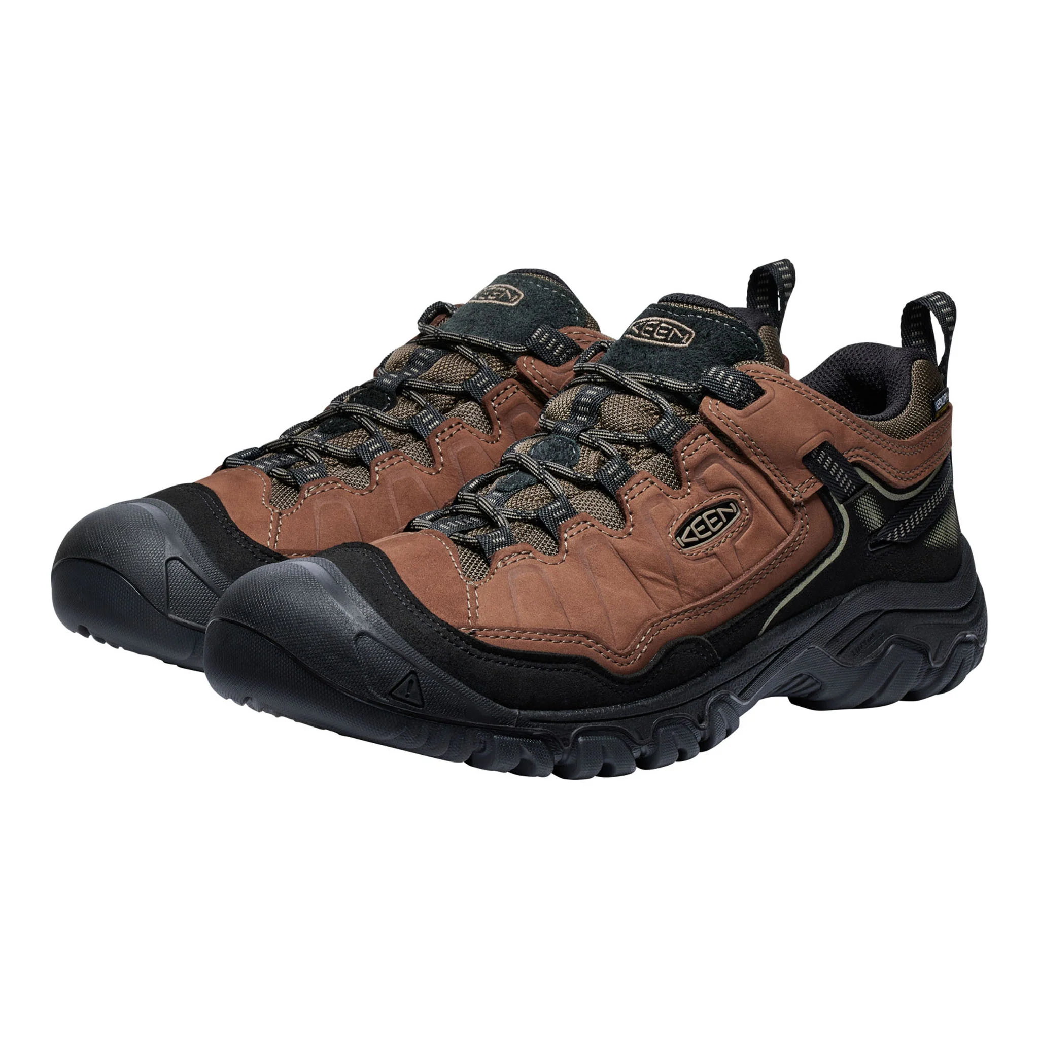 Men's Targhee IV Waterproof Hiking Shoe Bison/Black - Image 4