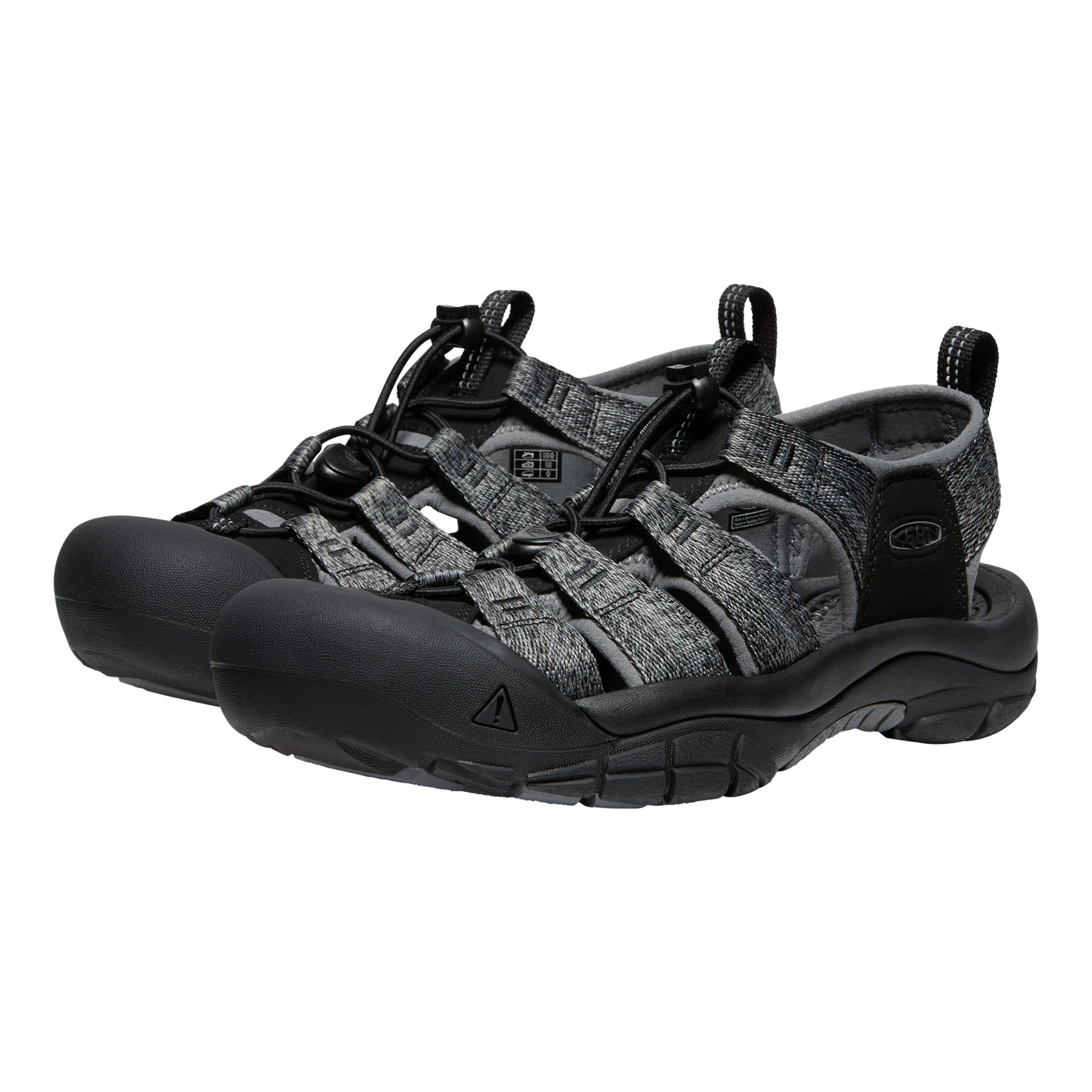 Men's Newport H2 Black/Steel Grey - Image 4