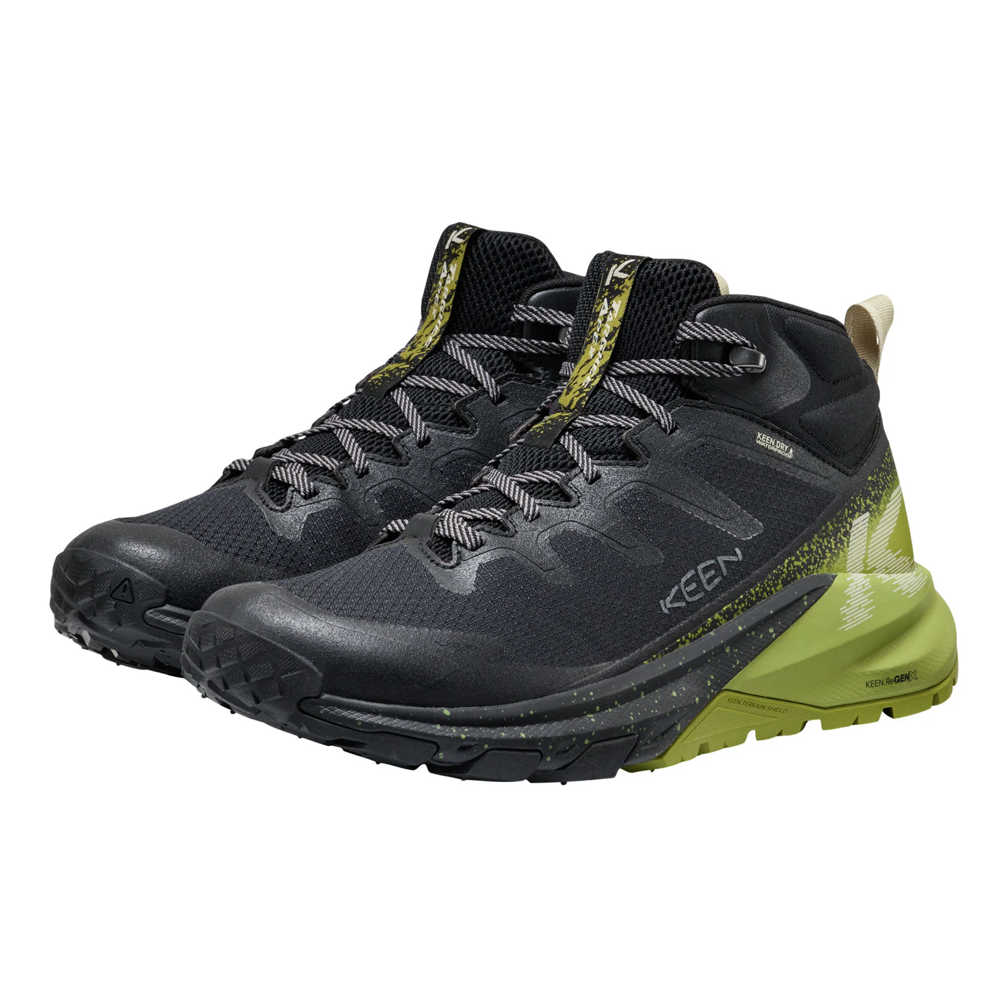Men's Targhee Apex Waterproof Black/Golden Cypress - Image 4