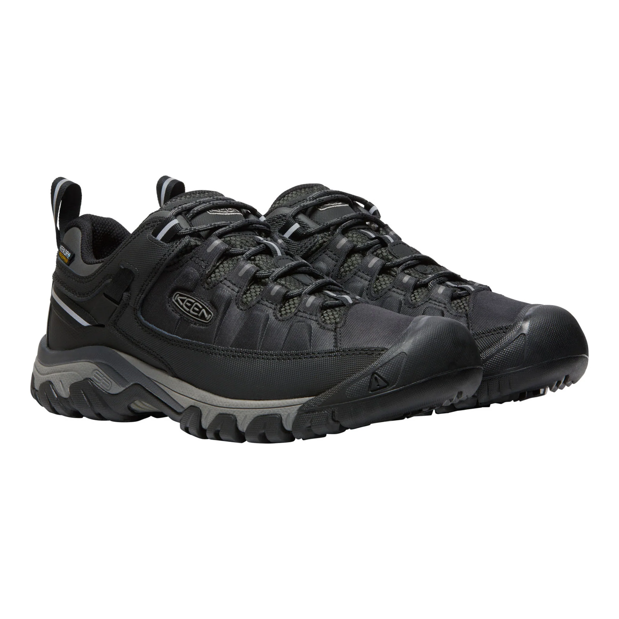 Men's Targhee Exp Waterproof Shoe Black/Steel Grey - Image 4
