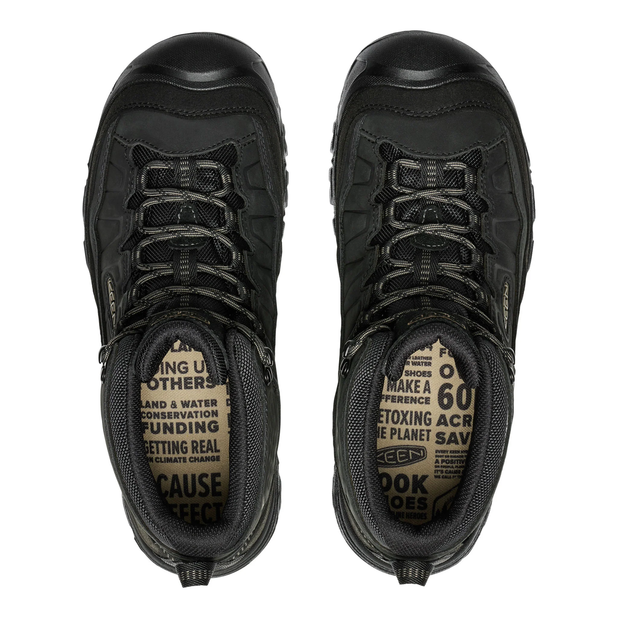 Men's Targhee IV Waterproof Hiking Boot Triple Black - Image 5