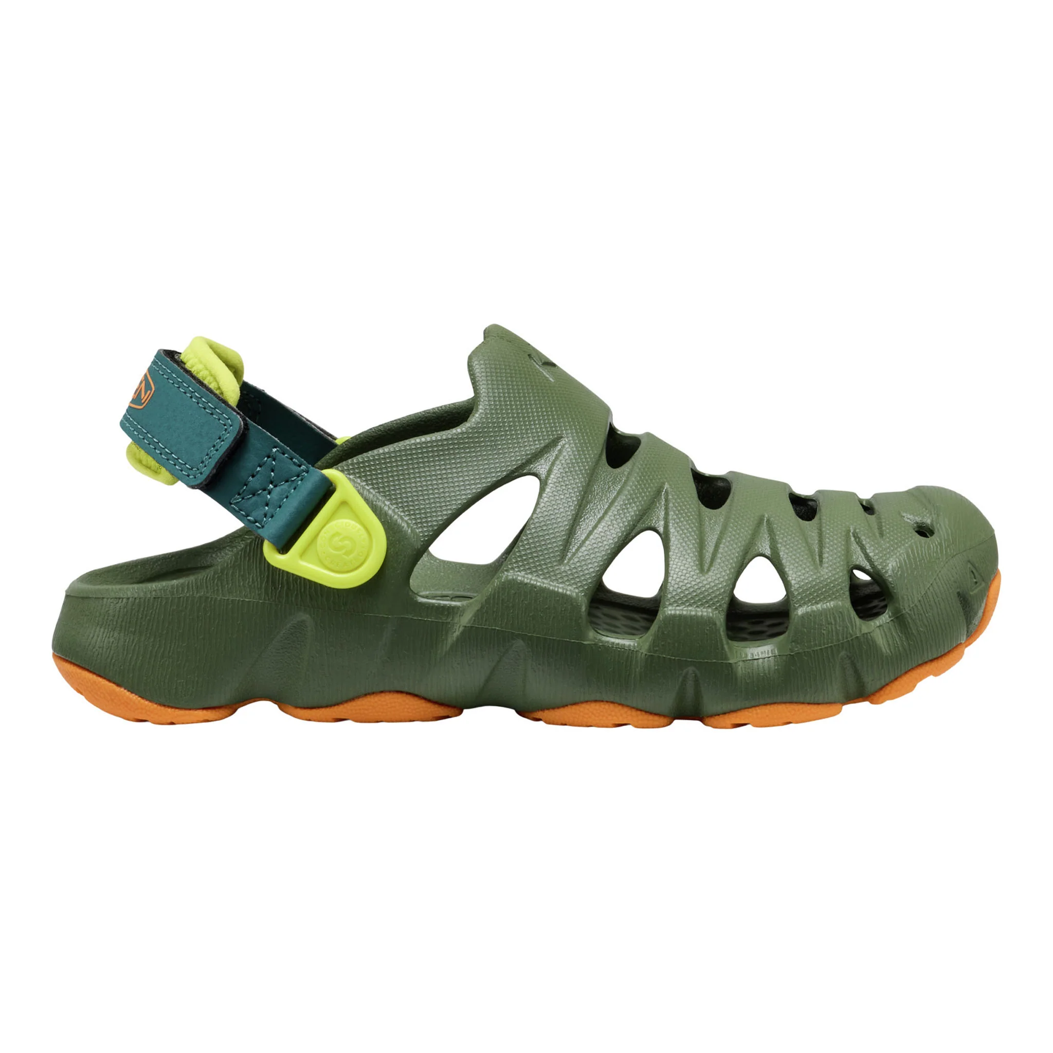 Big Kids' HYPERFLT Bronze Green/Orange Peel