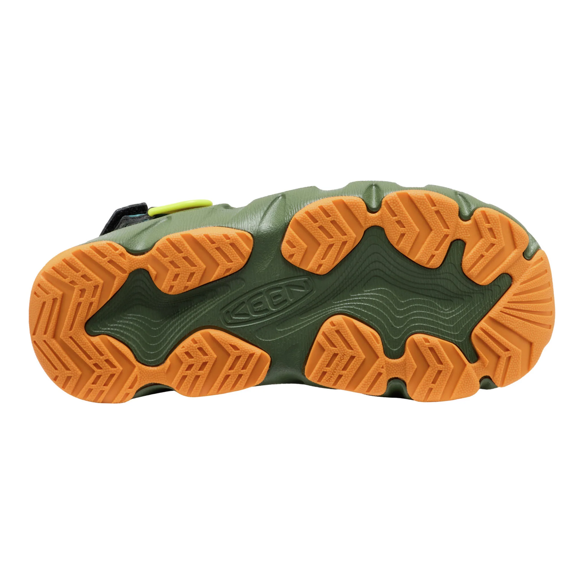 Big Kids' HYPERFLT Bronze Green/Orange Peel - Image 3