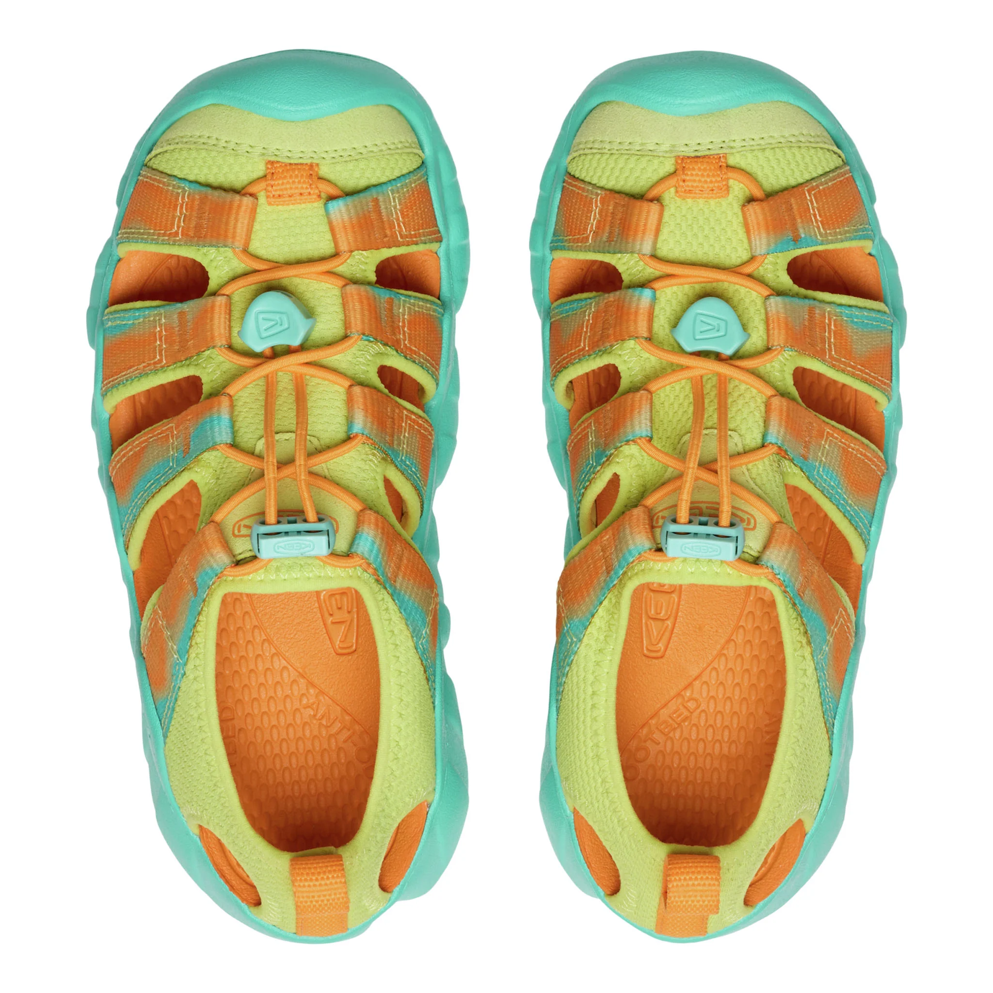 Big Kids' Hyperport H2 Daiquiri Green/Bright Marigold - Image 5